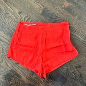 Urban Outfitters High Waist Red Shorts